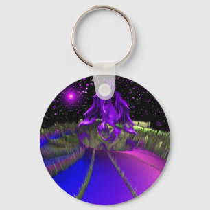 Planet Chlorboniev Purple Key Ring