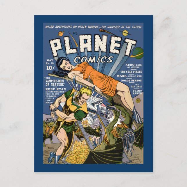 Planet Comics Postcard (Front)