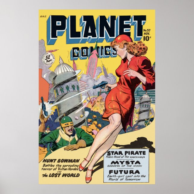 Planet Comics Poster (Front)