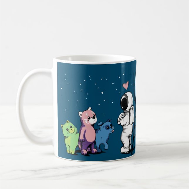 Planet Cuteness Coffee Mug (Left)