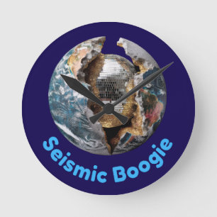 Planet Disco Core – Earth Breaks into Party Mode Round Clock