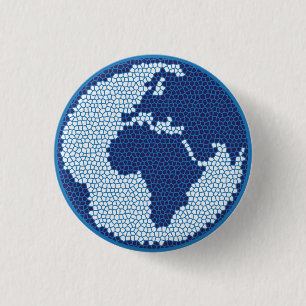 Planet Earth 3 Cm Round Badge