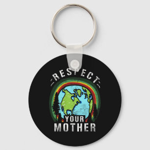 Planet Earth And Climate Change Gift -men Women Ki Key Ring