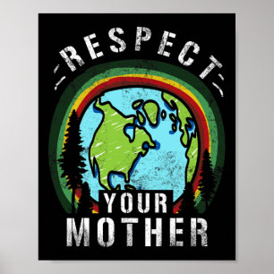 Planet Earth And Climate Change Gift -men Women Ki Poster