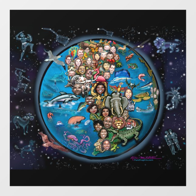 Planet Earth and Constellations (Sheet)