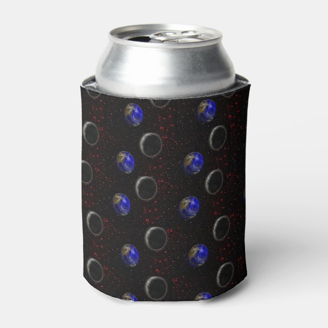 Planet Earth And Meteorite, Can Cooler (Can Front)