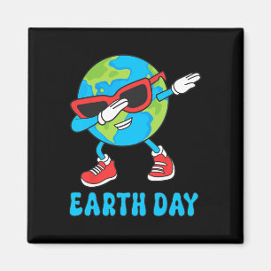 Planet Earth Birthday Day Dab Groovy Dabbing Boys Magnet