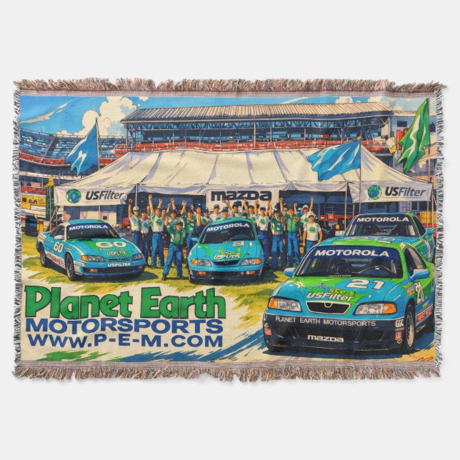 Planet Earth Blanket (Front)