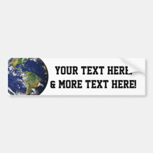 Planet Earth Bumper Sticker