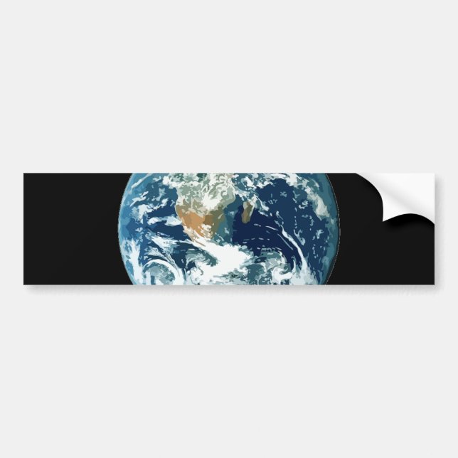 Planet Earth Bumper Sticker (Front)