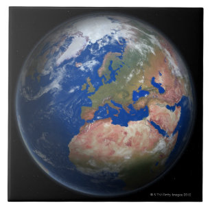 Planet Earth Ceramic Tile