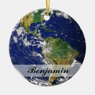 Planet Earth   Ceramic Tree Decoration