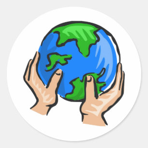 Planet Earth Classic Round Sticker