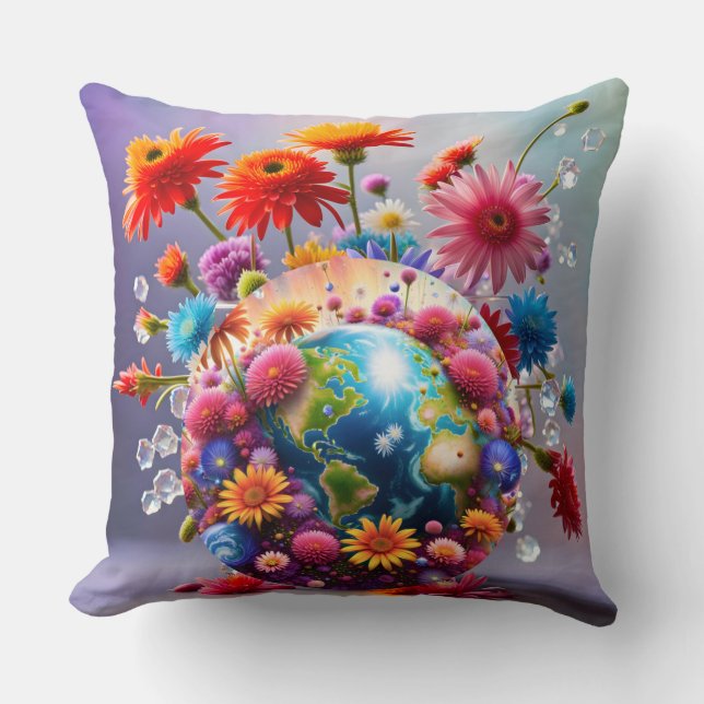 Planet Earth Cushion (Front)