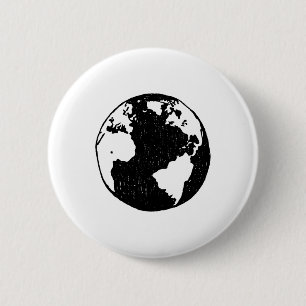 Planet Earth Ecology Earth Lover 6 Cm Round Badge