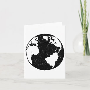 Planet Earth Ecology Earth Lover Card