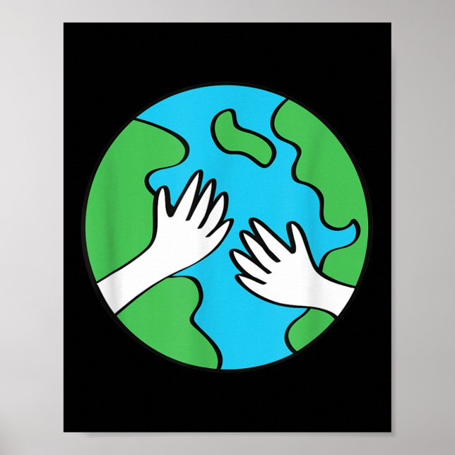 Planet Earth Environmental Protection Climate Chan Poster (Front)