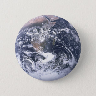 Planet Earth From Space Earth Day 6 Cm Round Badge