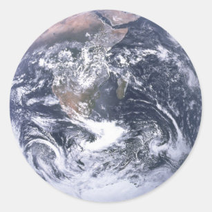 Planet Earth From Space Earth Day Classic Round Sticker