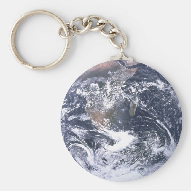 Planet Earth From Space Earth Day Key Ring (Front)