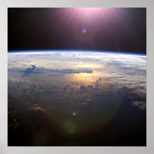 Planet Earth From Space Poster