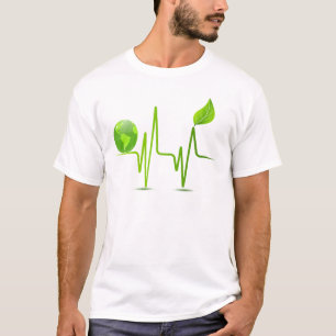 PLANET EARTH HEART MONITOR T-Shirt