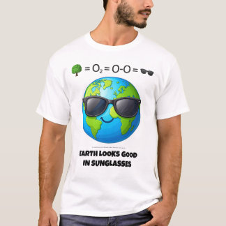 Planet Earth in Sunglasses – Climate Action Tee