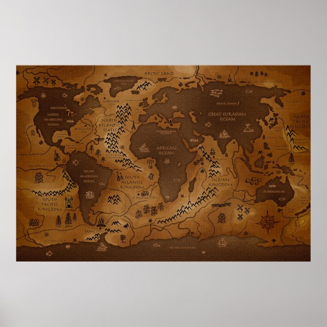 Planet Earth-Inversed Poster (Front)