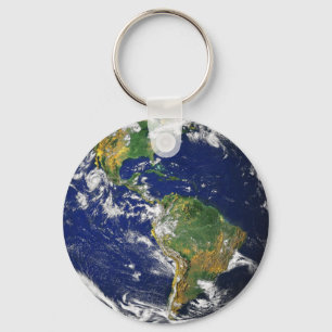 Planet Earth   Key Ring
