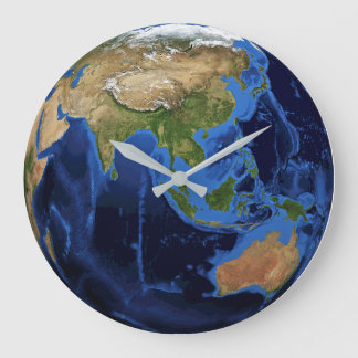 Planet Earth Large Clock