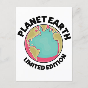 Planet Earth limited edition Holiday Postcard