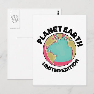 Planet Earth limited edition Postcard