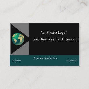 Planet Earth Logo Business Card