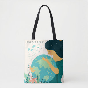 Planet Earth Mother Tote Bag