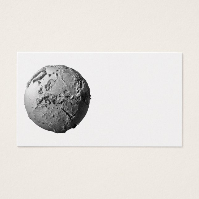 Planet Earth On White Background - Europe, 3d (Front)