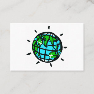 Planet Earth -Original graphic Business Card