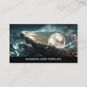 Planet Earth Pearl Business Card
