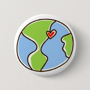 Planet Earth Picture! 6 Cm Round Badge