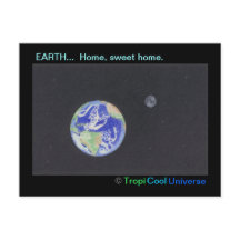 Planet EARTH postcard