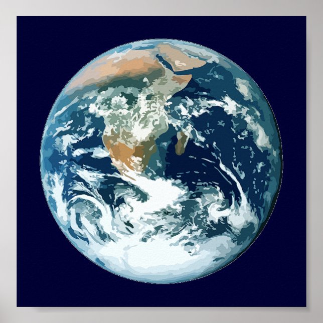 Planet Earth Poster (Front)