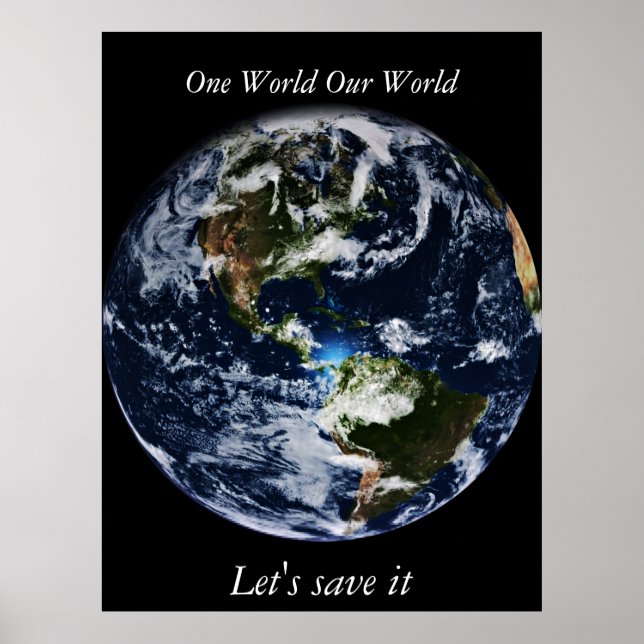Planet earth poster (Front)