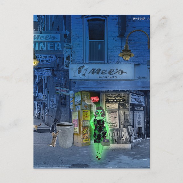 Planet Earth, Promised Land? Postcard (Front)