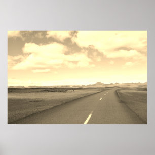 Planet Earth Road Poster