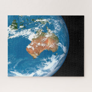 Planet Earth Showing Clouds Over Australia. Jigsaw Puzzle