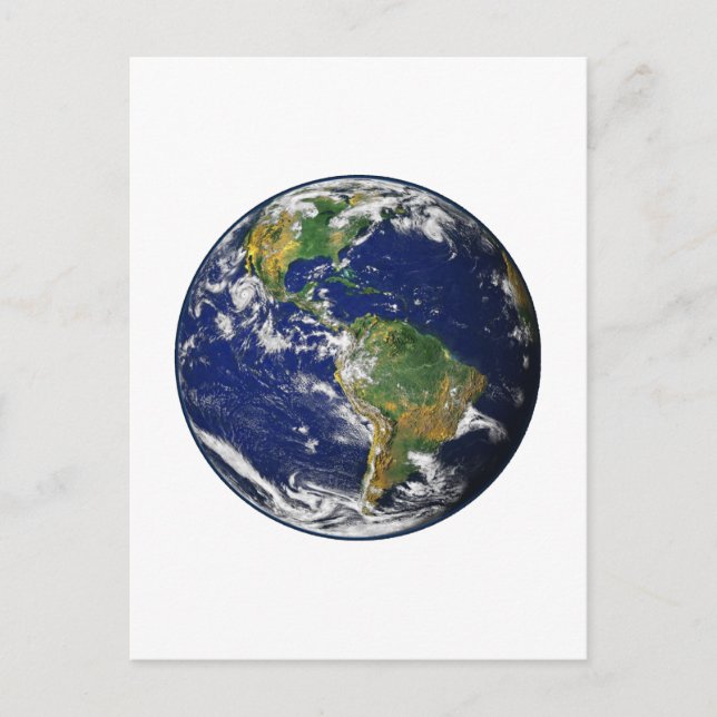PLANET EARTH (solar system) ~~ Postcard (Front)
