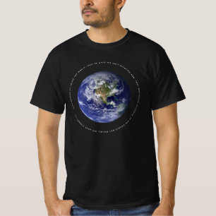 Planet Earth Space - Christian  John 3:16 Religion T-Shirt