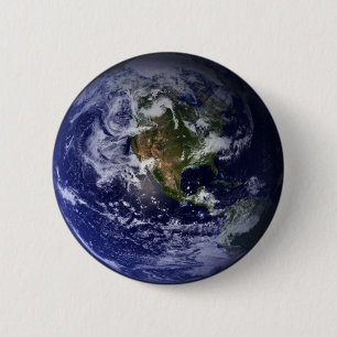 Planet Earth Space Photo 6 Cm Round Badge