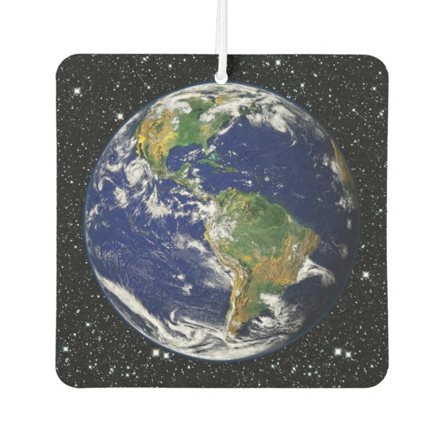 PLANET EARTH star background (solar system) ~.jpg Car Air Freshener (Front)