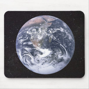 Planet Earth Starry Sky Mouse Pad