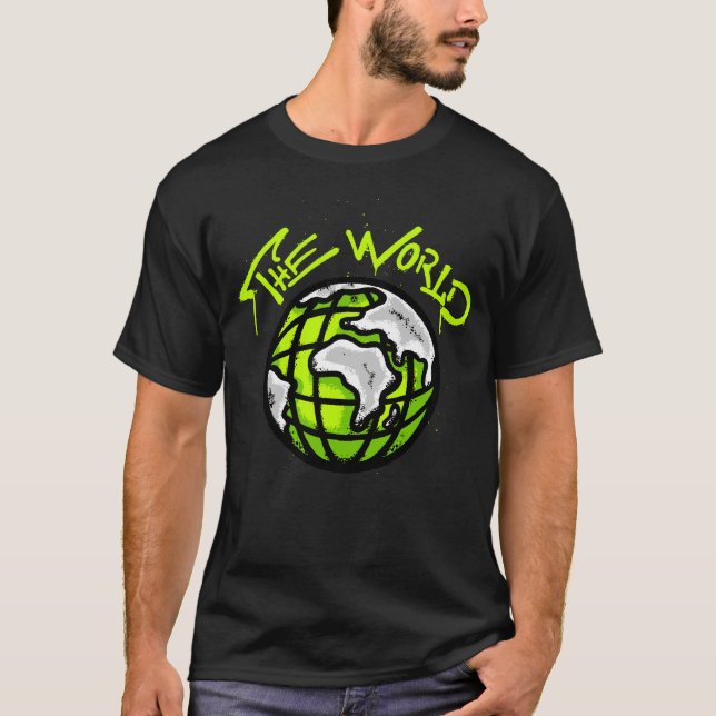 Planet Earth streetwear T-Shirt (Front)
